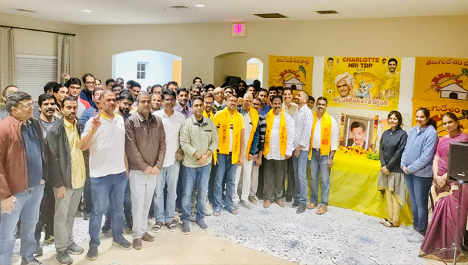 షార్లెట్ నగరంలో తారకరామునికి ఆత్మీయ నివాళి