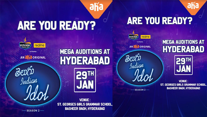 బ్లాక్‌బస్టర్‌ రియాలిటీ షో ‘తెలుగు ఇండియన్‌ ఐడల్‌’ సీజన్‌ 2 కి సిద్ధమైన ఆహా!