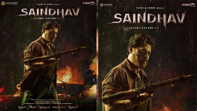 వెంకటేష్ ప్రతిష్టాత్మక ప్రాజెక్ట్ # వెంకీ75 టైటిల్ ‘సైంధవ్’, పాన్ ఇండియా మూవీ, గ్లింప్స్ విడుదల
