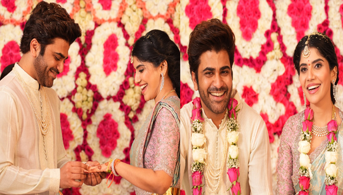 Sharwanand Engagement with Rakshita Reddy