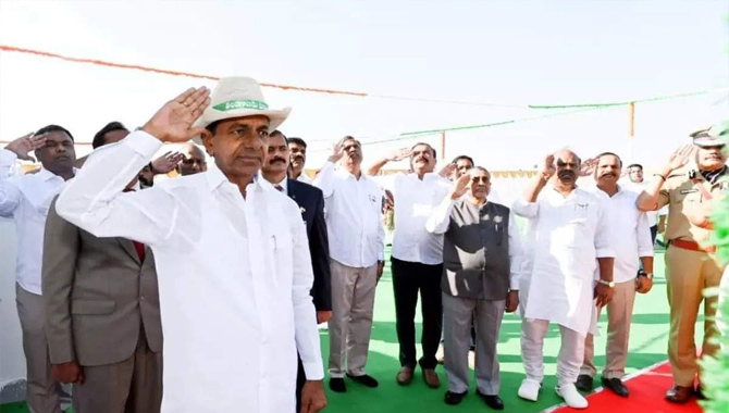 ప్రగతిభవన్‌లో గణతంత్ర వేడుకలు