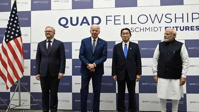 చైనా దుందుడుకు విధానాలతోనే క్వాడ్ లోకి భారత్