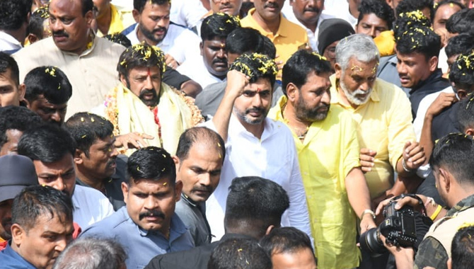 నారా లోకేశ్ యువగళం యాత్ర ప్రారంభం