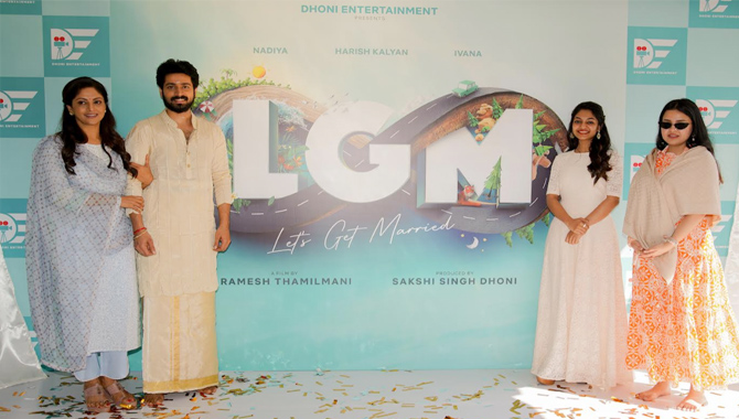 ధోని ఎంటర్‌టైన్‌మెంట్స్ తొలి చిత్రం ‘ఎల్‌జిఎం’ గ్రాండ్ గా ప్రారంభం