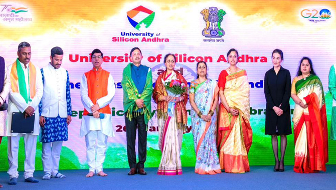 సిలికానాంధ్ర విశ్వవిద్యాలయం ఆధ్వర్యంలో 74వ గణతంత్ర దినోత్సవ వేడుకలు
