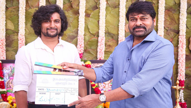 నాని, మృణాల్ ఠాకూర్, శౌర్యువ్, వైర ఎంటర్‌టైన్‌మెంట్స్ #Nani30 గ్రాండ్ గా ప్రారంభం