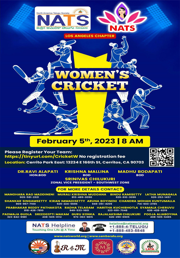 NATS Women’s Cricket @Cerritos, CA