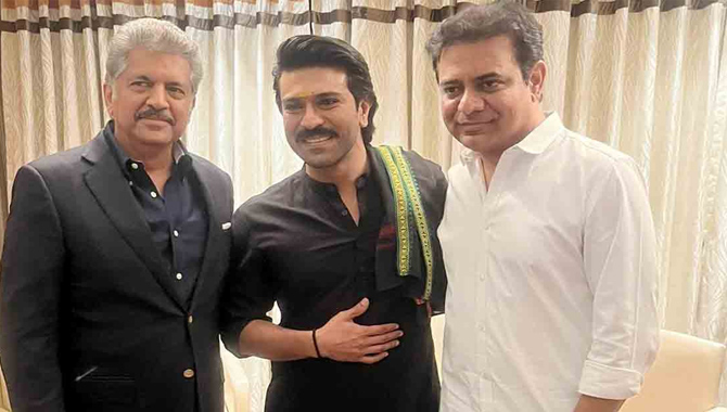 మంత్రి కేటీఆర్‌కు రామ్ చరణ్ ప్రత్యేక ధన్యవాదాలు