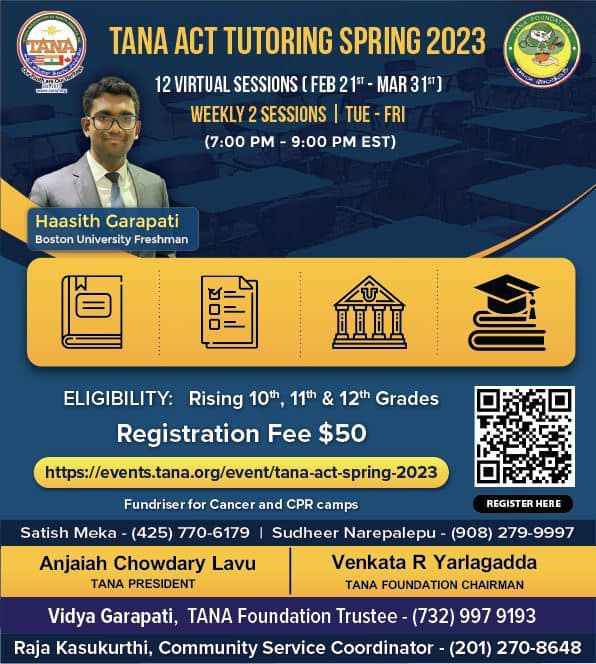 TANA ACT Tutoring Spring 2023