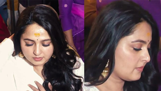 చాలారోజుల తర్వాత దర్శనమిచ్చిన స్వీటీ..!