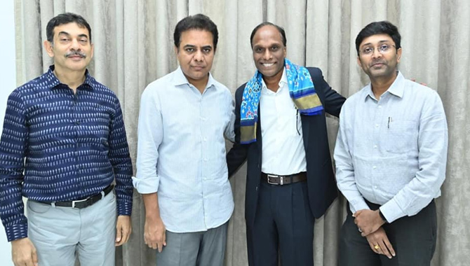 హైదరాబాద్‌లో రూ.400 కోట్లతో గ్లాండ్‌ ఫార్మా లిమిటెడ్‌ సంస్థ పెట్టుబడి