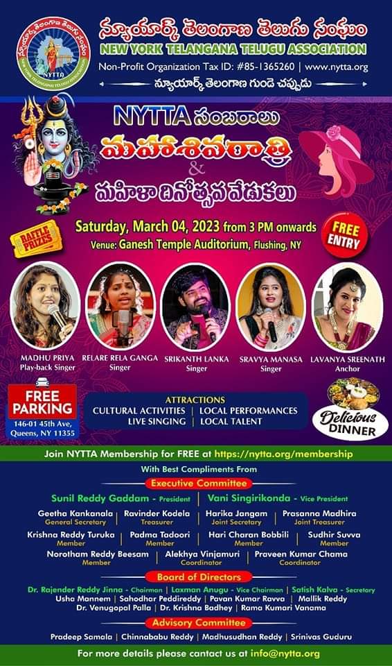 NYTTA Maha Shivratri & Women’s Day Celebrations