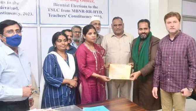 ఎమ్మెల్సీగా రహమత్ బేగ్ ఏకగ్రీవ ఎన్నిక