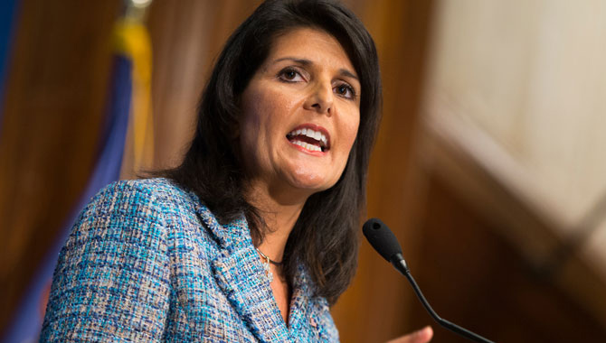 చైనాకు సాయం వద్దు : నిక్కీ హెలీ