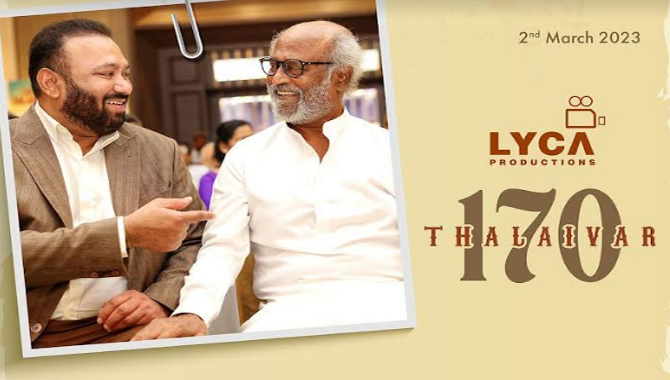 టి.జె. జ్ఞాన‌వేల్ ద‌ర్శ‌క‌త్వంలో రూపొంద‌నున్న సూప‌ర్‌స్టార్ రజినీకాంత్ 170వ చిత్రం