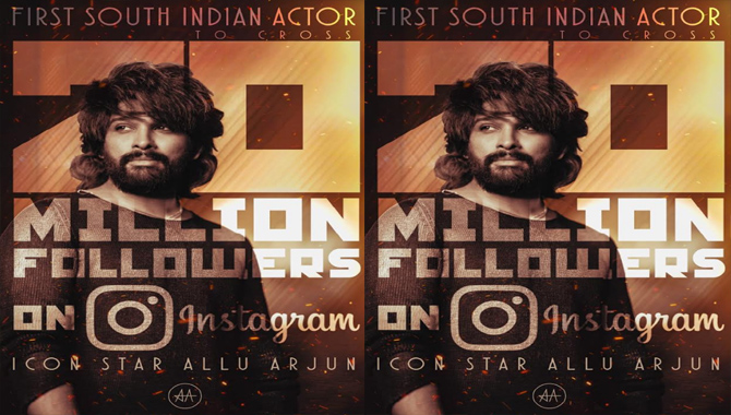 ఫస్ట్ సౌత్ ఇండియన్ యాక్టర్ ఐకాన్ స్టార్ అల్లు అర్జున్