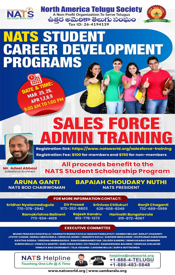 NATS Student Career Development Program Salesforce Admin Training