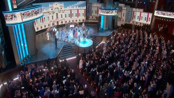 నాటు నాటు లైవ్ పెర్ఫామెన్స్‌ కు స్టాండింగ్ ఓవెషన్ (STANDING OVATION)