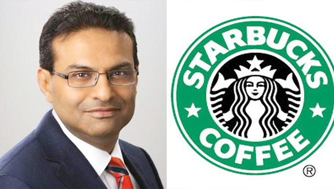 స్టార్ బక్స్ సీఈఓగా లక్ష్మణ్ బాధ్యతల స్వీకరణ స్టార్ బక్స్ సీఈఓగా లక్ష్మణ్ బాధ్యతల స్వీకరణ