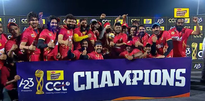 Telugu Warriors win their 4th Celebrity Cricket League title