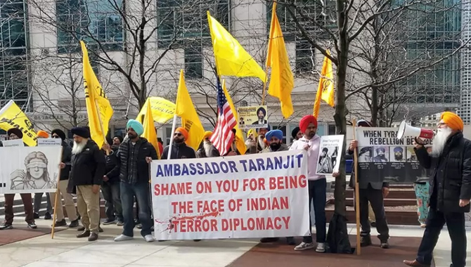 అమెరికాలో ఖలిస్థాన్ మద్దతుదారుల వీరంగం