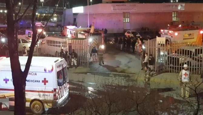 మెక్సికో వలస శిబిరంలో ఘోర ప్రమాదం