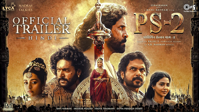 మ‌ణిర‌త్నం ‘పొన్నియిన్ సెల్వన్ 2’ ట్రైలర్ విడుదల