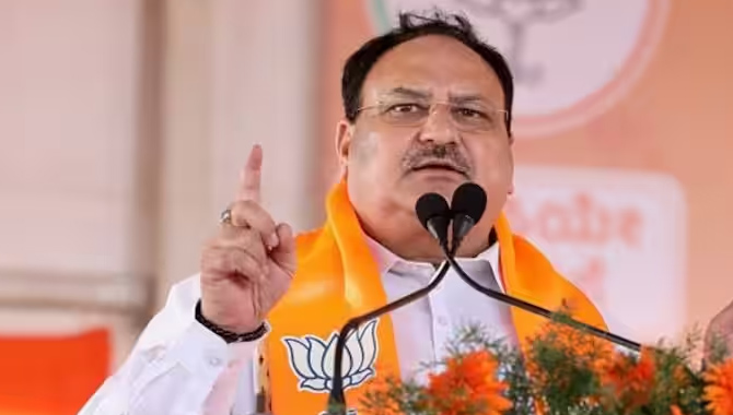 టీడీపీ ఆవిర్భావ వేడుకల్లో జేపీ నడ్డా