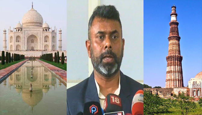 బీజేపీ ఎమ్మెల్యే సంచలన వ్యాఖ్యలు.. అది ప్రేమకు చిహ్నం కాదు దాన్ని కూల్చేయాలి