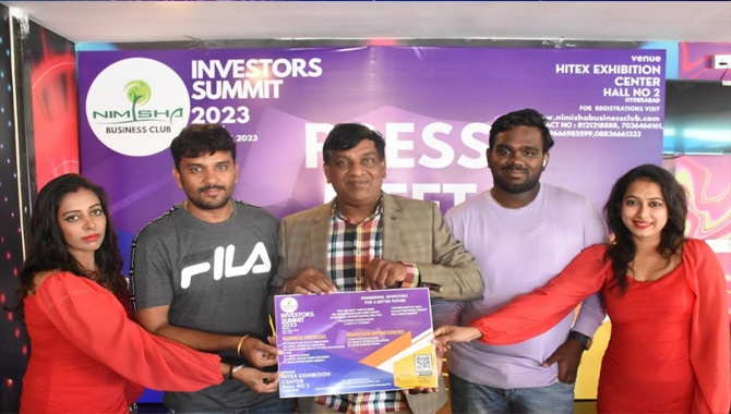 Investors Summit 2023 on 16th April at Hitex Exhibition Center