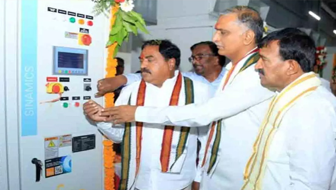 మిషన్ భగీరథలో కీలక ఘట్టం ఆవిష్కృతం మిషన్ భగీరథలో కీలక ఘట్టం ఆవిష్కృతం