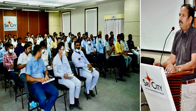Electrical SE reviews power related issues of Sri City industries