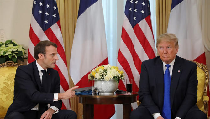 మేక్రాన్ పై డొనాల్డ్ ట్రంప్ అసహనం మేక్రాన్ పై డొనాల్డ్ ట్రంప్ అసహనం