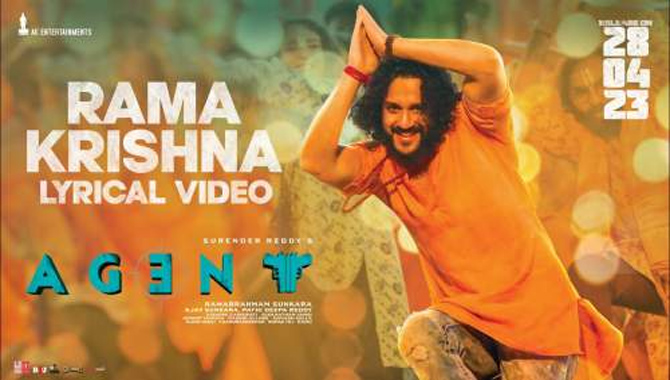 The Third Single Rama Krishna From Akhil Akkineni Pan India Film Agent 