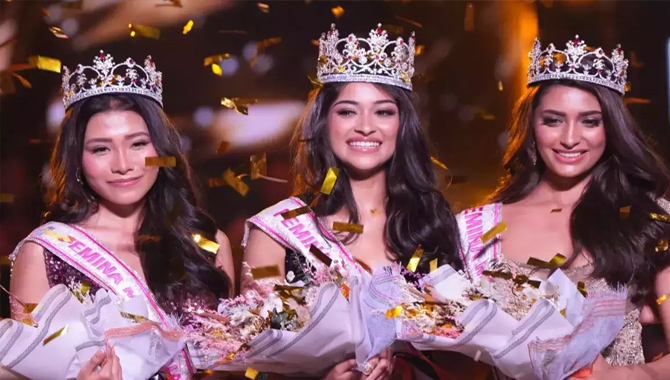 రాజస్థాన్ యువతికి మిస్ ఇండియా కిరీటం