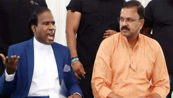 కేఏ పాల్ పార్టీలోకి జేడీ లక్ష్మీనారాయణ? మిగిలింది అదేనా? కేఏ పాల్ పార్టీలోకి జేడీ లక్ష్మీనారాయణ? మిగిలింది అదేనా?