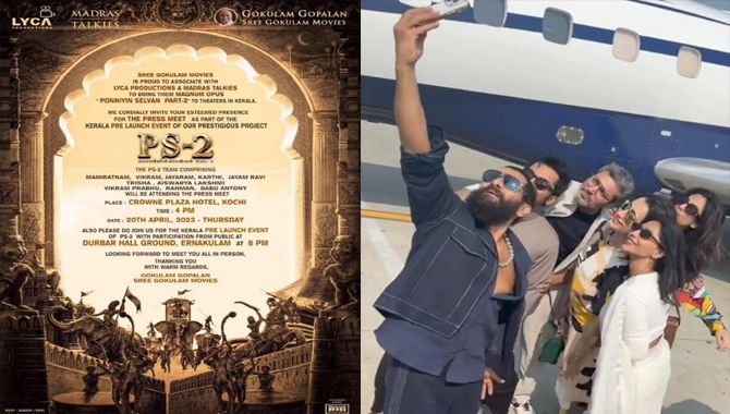 Ponniyin Selvan 2 Promotions at Cochin Today