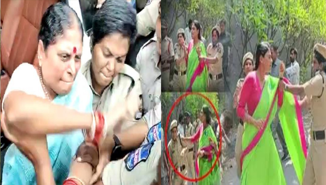 పోలీసులపై ప్రతాపమా..? షర్మిల, విజయమ్మ తీరుపై సర్వత్రా విమర్శలు..!