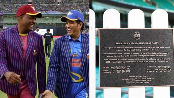 సచిన్ టెండూల్కర్ కు అరుదైన గౌరవం