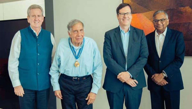 రతన్ టాటాకు అరుదైన పురస్కారం