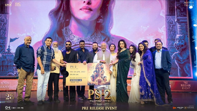 ఏప్రిల్ 28న థియేట‌ర్స్‌లో పొన్నియిన్ సెల్వ‌న్ 2ను ఎంజాయ్ చేస్తారు : మ‌ణి ర‌త్నం