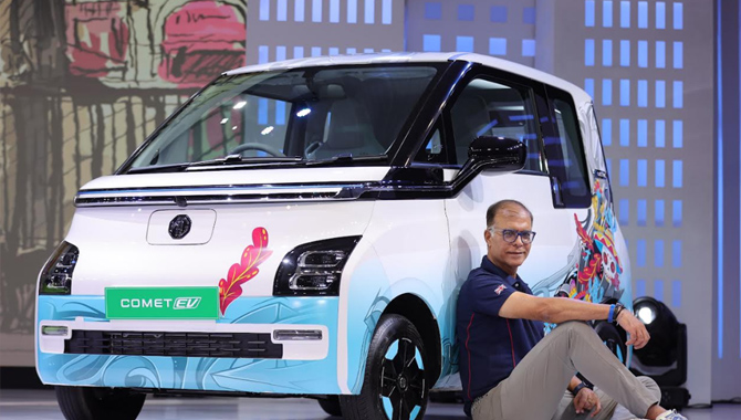 అర్బన్ మొబిలిటీ కోసం ఎంజి మోటర్ ఇండియా తన ఎంజి కామెట్ ఈవీ (EV)-ది స్మార్ట్ ఎలక్ట్రిక్ వెహికల్తో కొత్త శకానికి నాంది పలికింది అర్బన్ మొబిలిటీ కోసం ఎంజి మోటర్ ఇండియా తన ఎంజి కామెట్ ఈవీ (EV)-ది స్మార్ట్ ఎలక్ట్రిక్ వెహికల్తో కొత్త శకానికి నాంది పలికింది