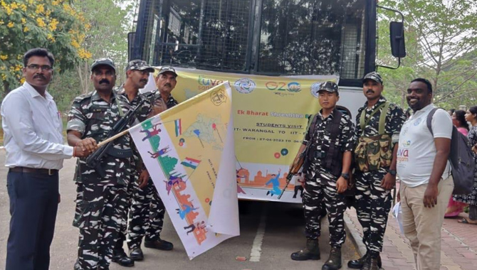 Delegation of 45 students from Telangana depart for IIT Roorkee under Yuva Sangam 2