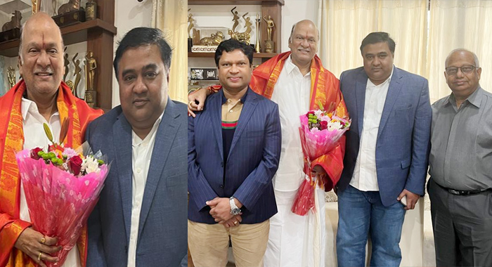 మహాసభలకు రాజేంద్ర ప్రసాద్‌ను ఆహ్వానించిన తానా నాయకులు