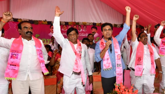 హుస్నాబాద్ లో బీఆర్ఎస్ ప్రజా ఆశీర్వాద సభ