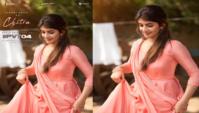 పంజా వైష్ణవ్ తేజ్ ‘PVT04’లో అందాల ‘చిత్ర’గా అలరించనున్న శ్రీలీల