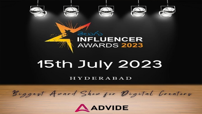 హైదరాబాద్ లో ‘తెలుగు ఇన్‌ఫ్లుయెన్సర్’ మెగా అవార్డ్ షో 