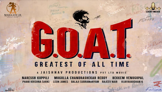 Sudigali Sudheer ‘s SS4 Titled As “G.O.A.T” – Greatest Of all those times