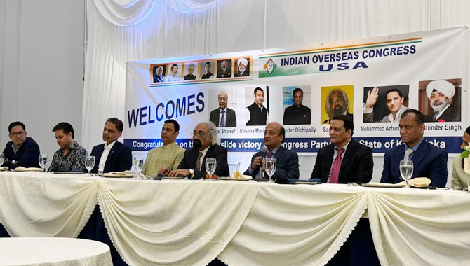 Overseas Congress Celebrates Karnataka Election Victory in Chicago