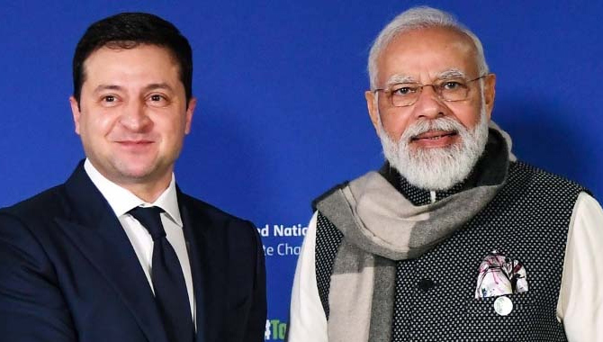 మోదీతో భేటీ కానున్న జెలెన్స్కీ మోదీతో భేటీ కానున్న జెలెన్స్కీ